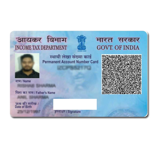 Pan Card PVC