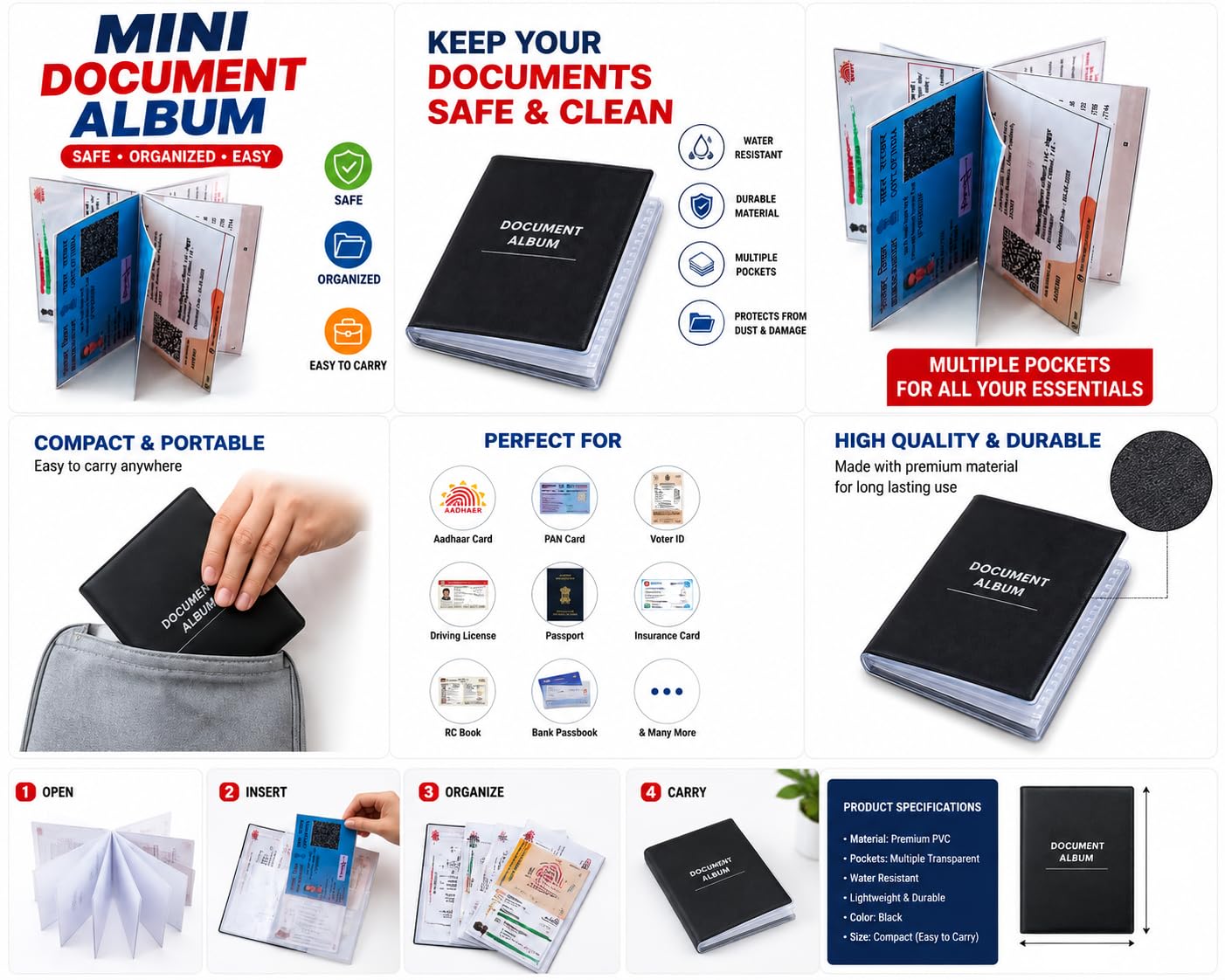 Mini Documents Album